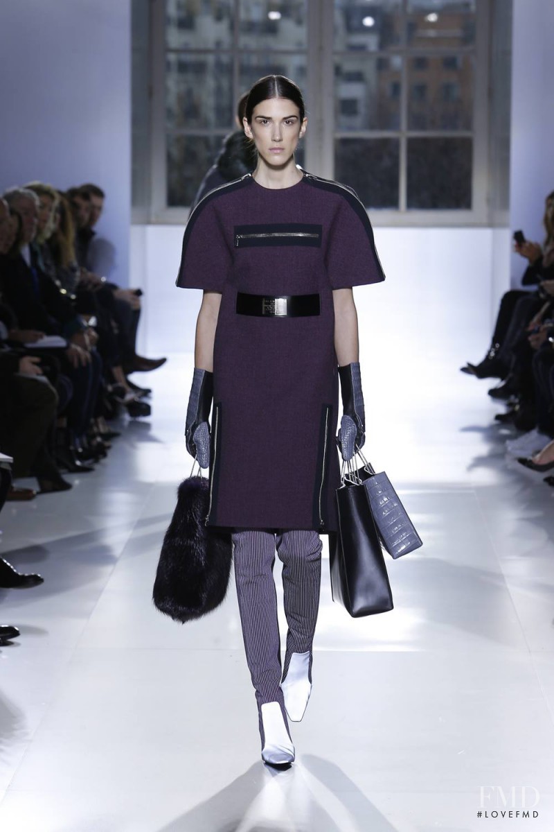 Ana Buljevic featured in  the Balenciaga fashion show for Autumn/Winter 2014