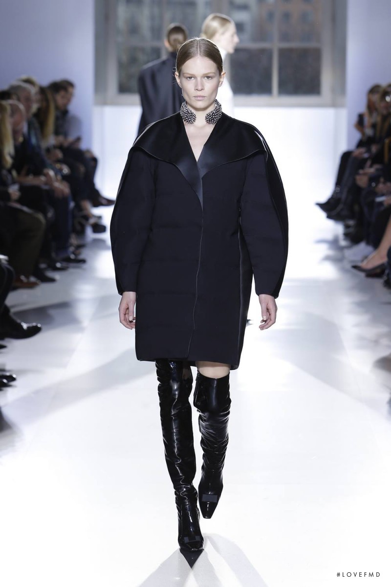 Anna Ewers featured in  the Balenciaga fashion show for Autumn/Winter 2014