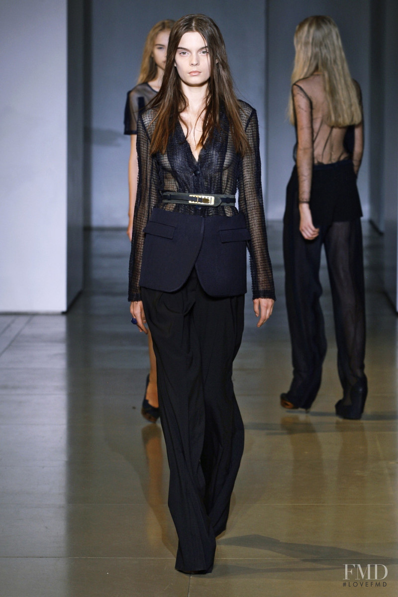 Yulia Leontieva featured in  the Jil Sander fashion show for Spring/Summer 2010