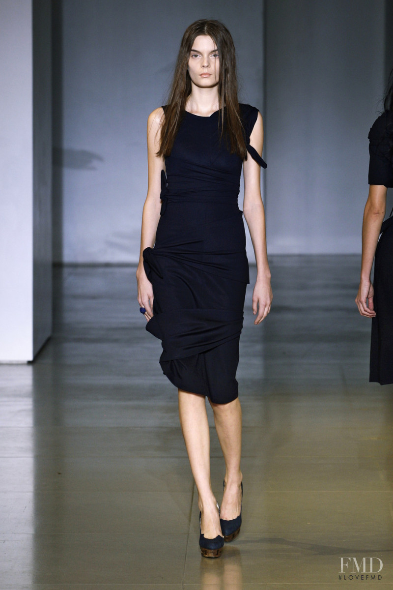 Yulia Leontieva featured in  the Jil Sander fashion show for Spring/Summer 2010