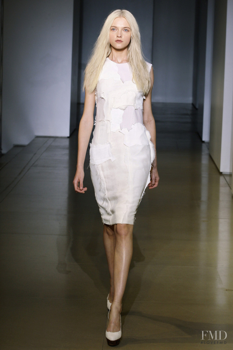 Vlada Roslyakova featured in  the Jil Sander fashion show for Spring/Summer 2010