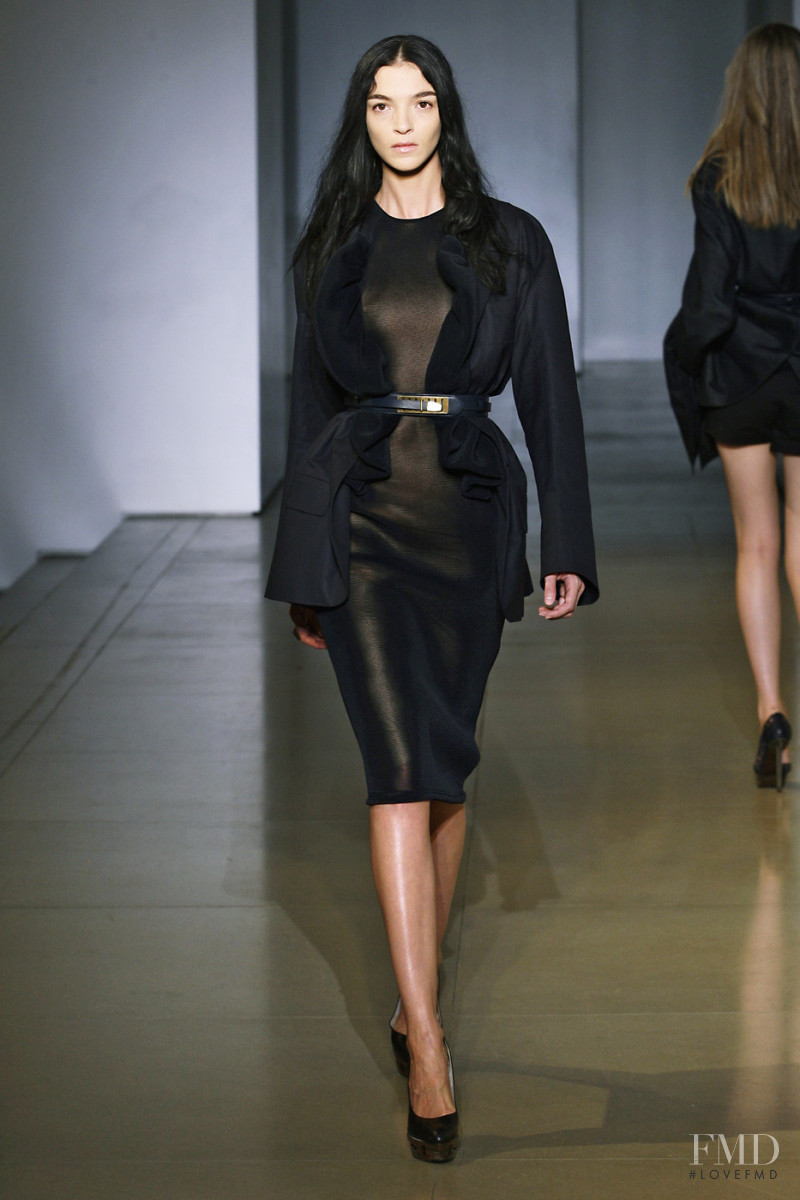 Mariacarla Boscono featured in  the Jil Sander fashion show for Spring/Summer 2010