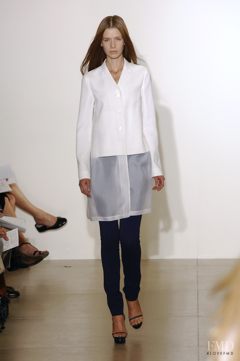 Alyona Osmanova featured in  the Jil Sander fashion show for Spring/Summer 2008