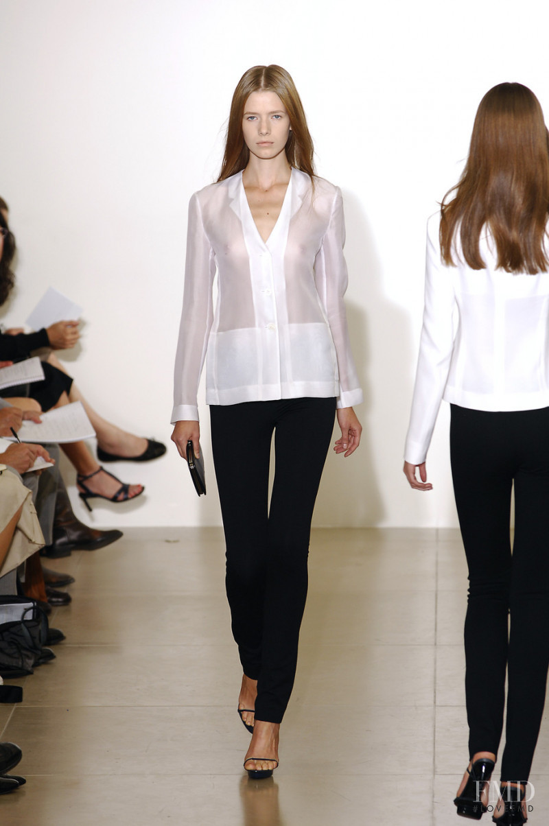 Alyona Osmanova featured in  the Jil Sander fashion show for Spring/Summer 2008