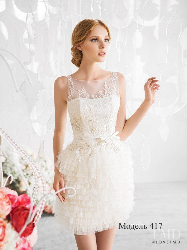 Kimi Nastya Zhidkova featured in  the Olga Sposa lookbook for Autumn/Winter 2014