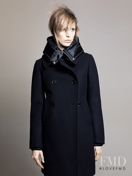 Raquel Zimmermann featured in  the Jil Sander x Uniqlo lookbook for Autumn/Winter 2010