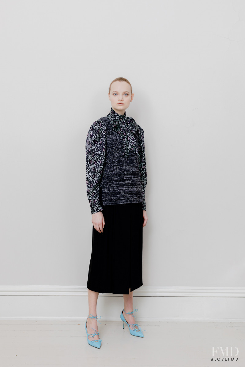 Valou Weemering featured in  the ADAM Lippes lookbook for Pre-Fall 2020