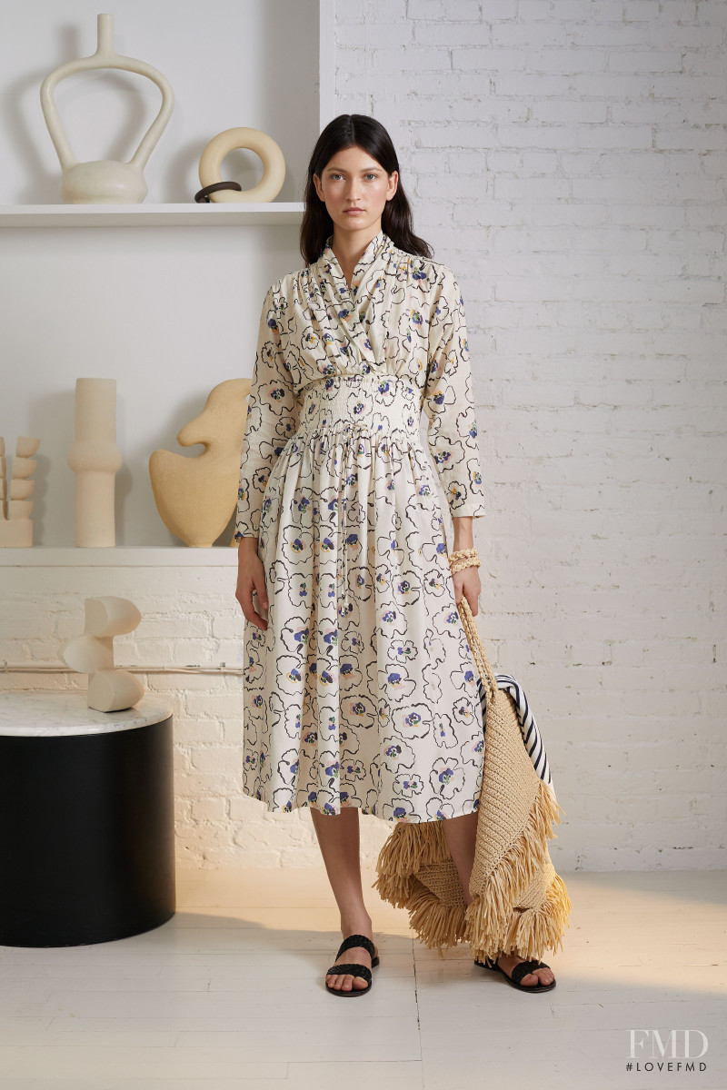 Kely Ferr featured in  the Apiece Apart lookbook for Pre-Fall 2020