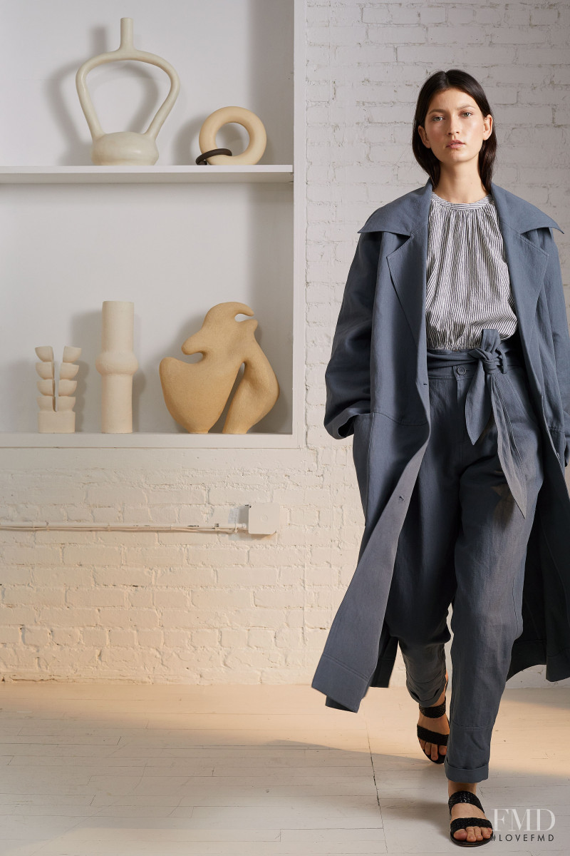 Kely Ferr featured in  the Apiece Apart lookbook for Pre-Fall 2020