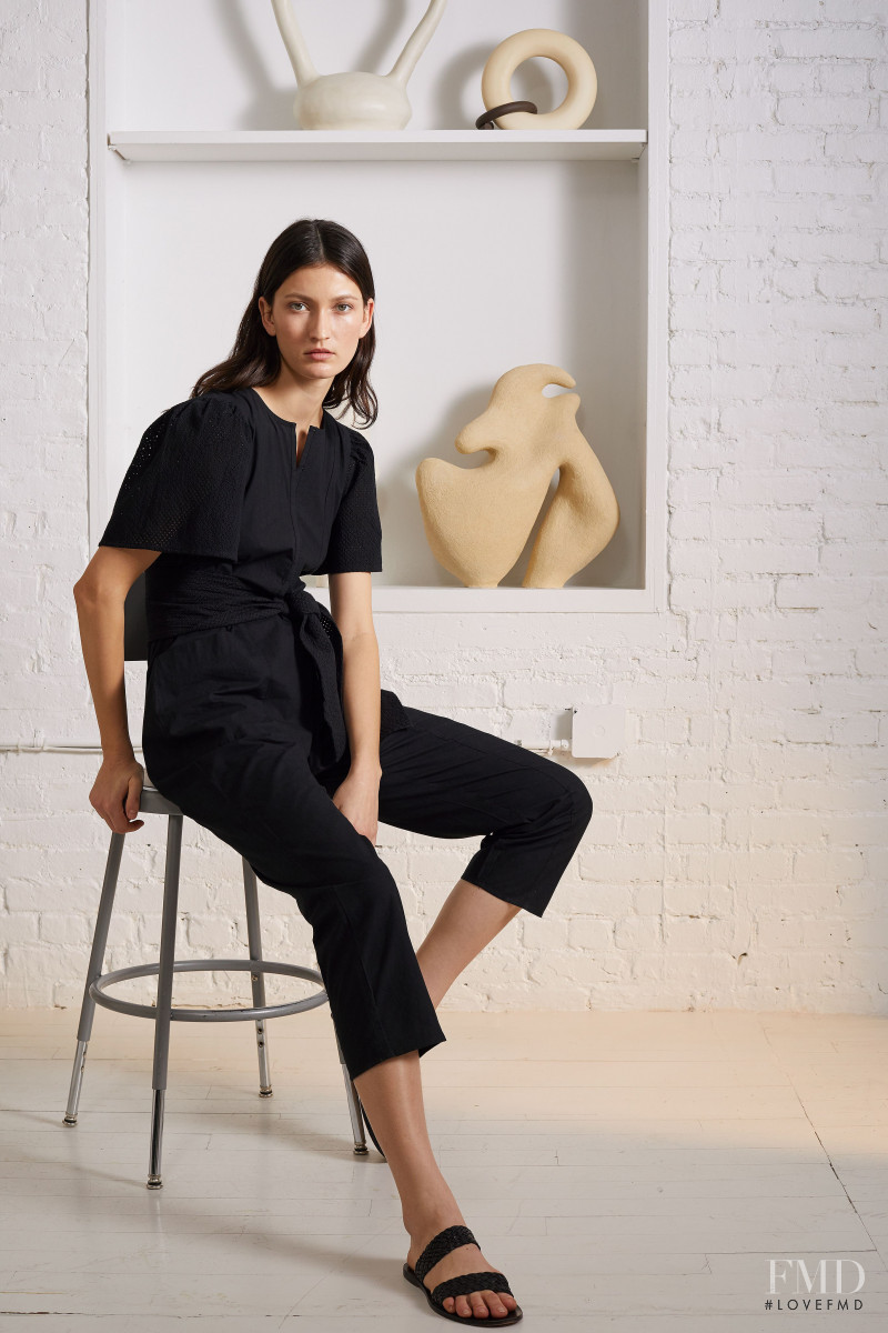 Kely Ferr featured in  the Apiece Apart lookbook for Pre-Fall 2020