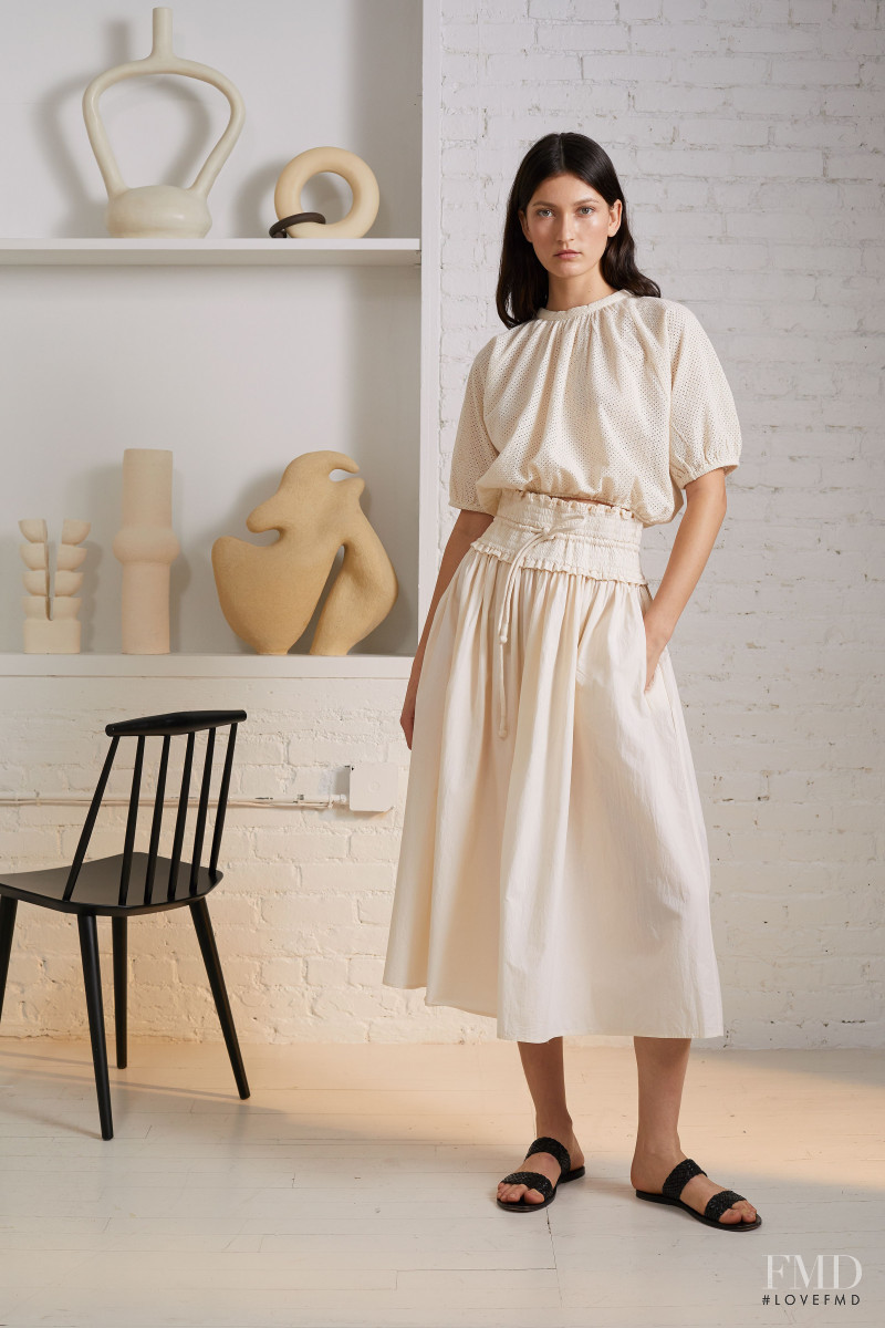 Kely Ferr featured in  the Apiece Apart lookbook for Pre-Fall 2020