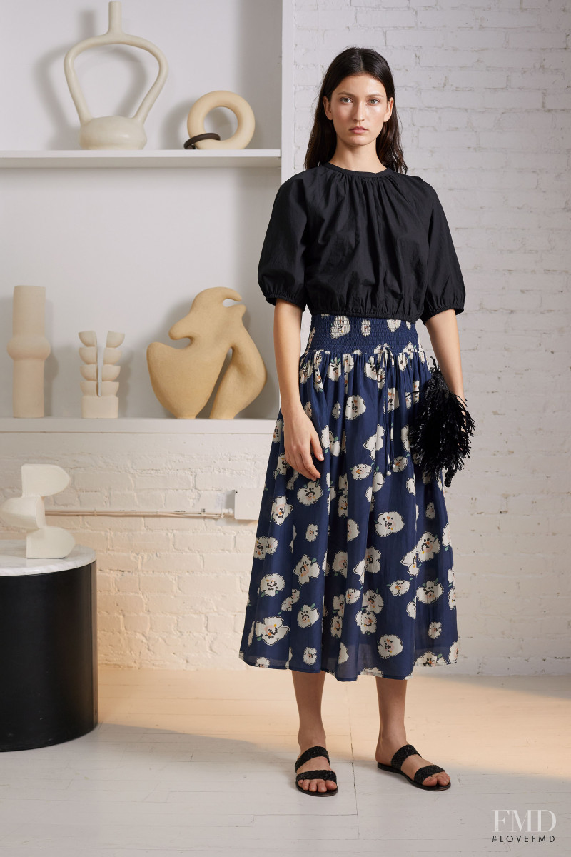 Kely Ferr featured in  the Apiece Apart lookbook for Pre-Fall 2020