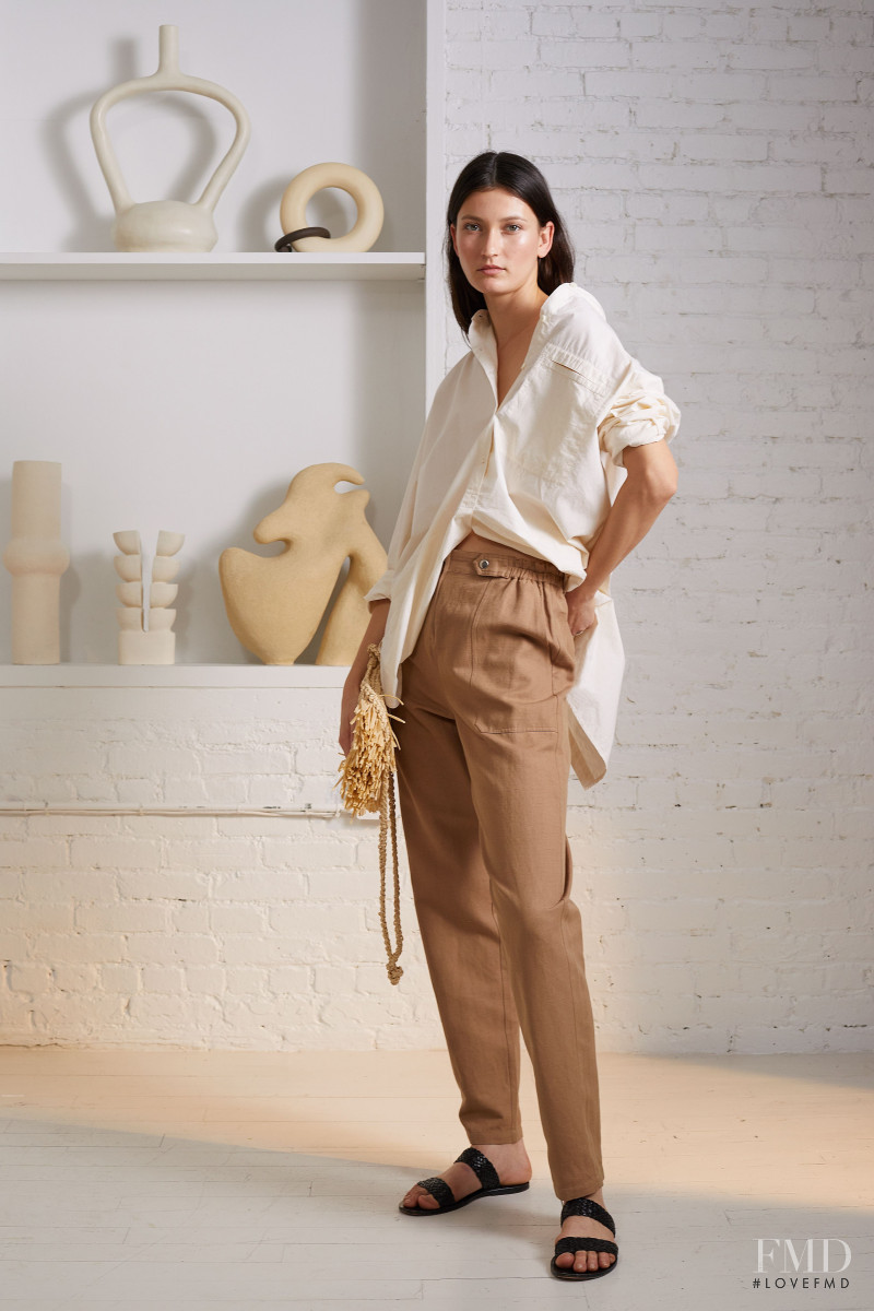 Kely Ferr featured in  the Apiece Apart lookbook for Pre-Fall 2020