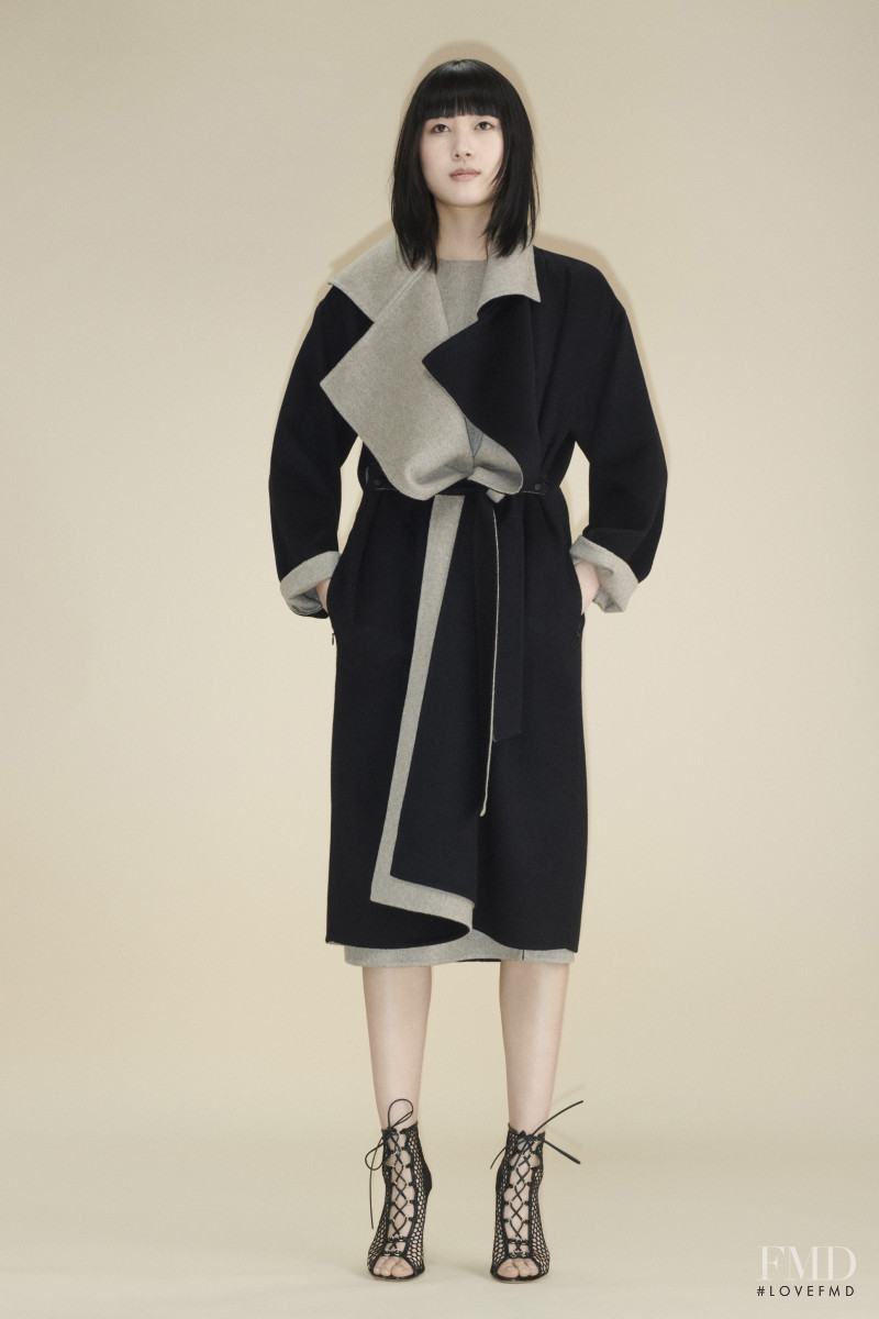 Kiko Arai featured in  the Akris lookbook for Pre-Fall 2020