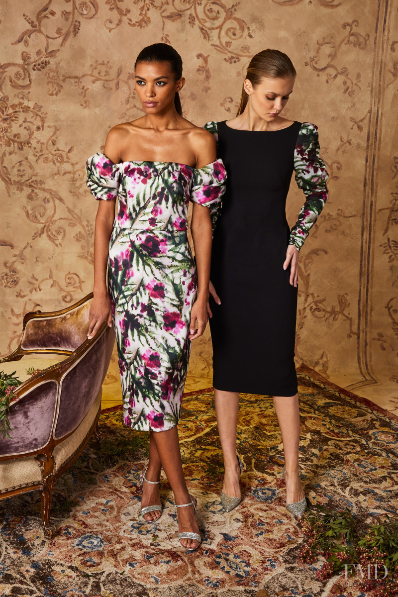 Alessiya Merzlova featured in  the Badgley Mischka lookbook for Pre-Fall 2020