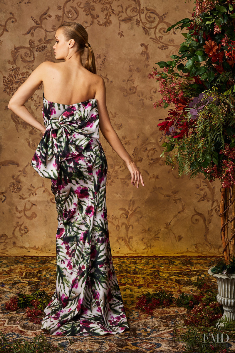 Alessiya Merzlova featured in  the Badgley Mischka lookbook for Pre-Fall 2020