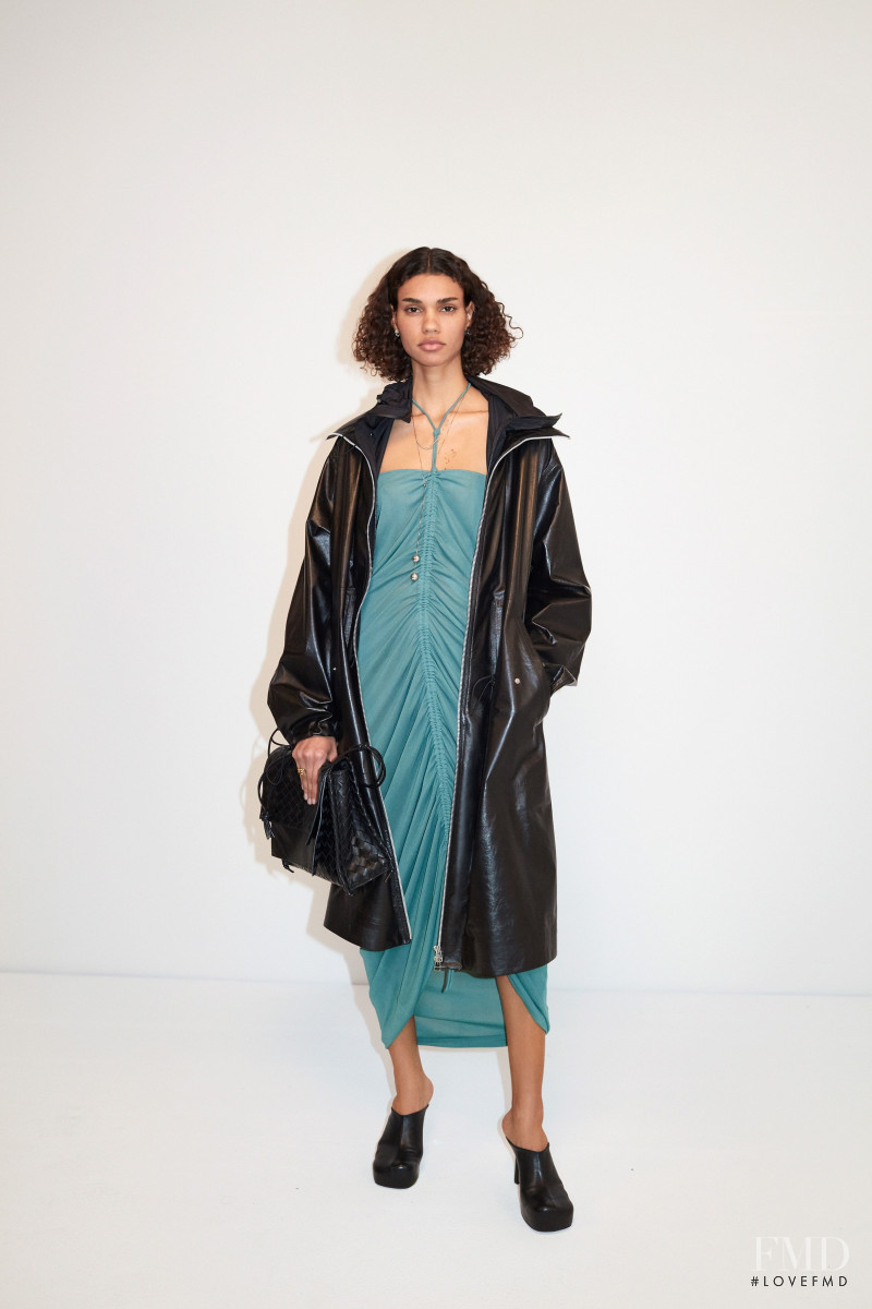 Barbara Valente featured in  the Bottega Veneta lookbook for Pre-Fall 2020