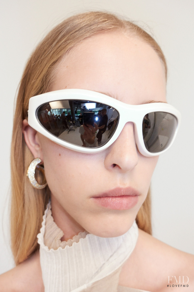Abby Champion featured in  the Bottega Veneta lookbook for Pre-Fall 2020