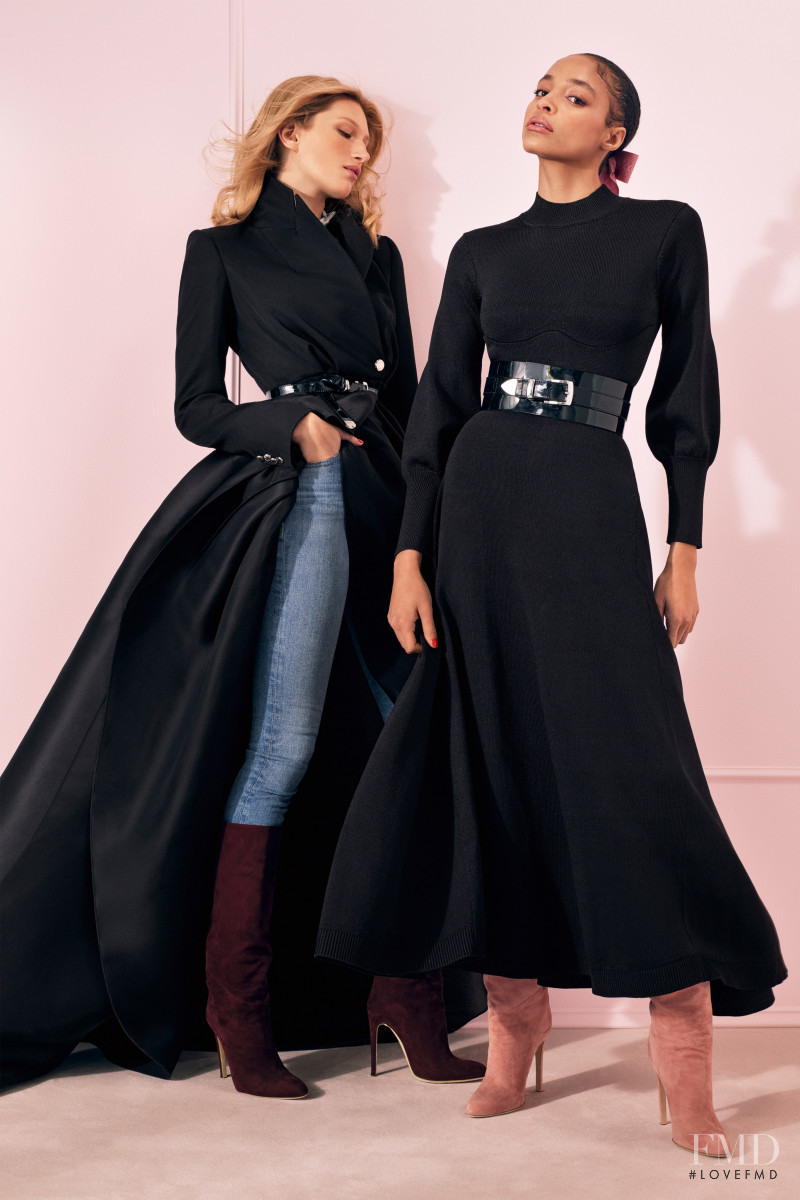 Brionka Halbert featured in  the Brandon Maxwell lookbook for Pre-Fall 2020