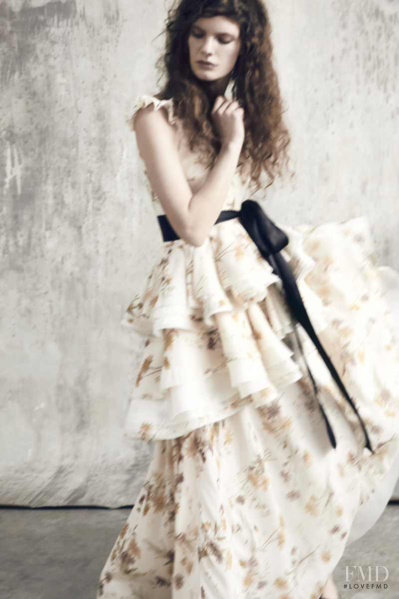 Carolina Burgin featured in  the Brock Collection lookbook for Pre-Fall 2020