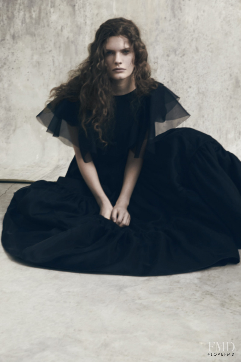 Carolina Burgin featured in  the Brock Collection lookbook for Pre-Fall 2020