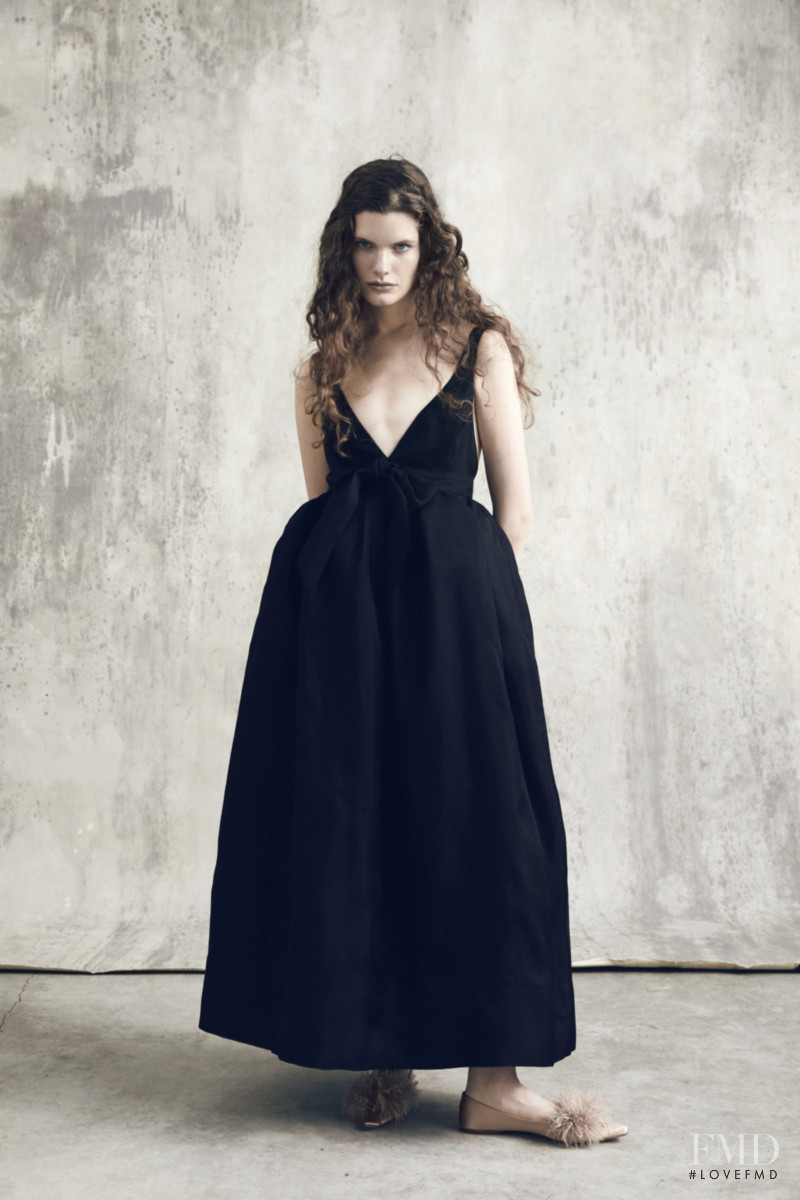 Carolina Burgin featured in  the Brock Collection lookbook for Pre-Fall 2020