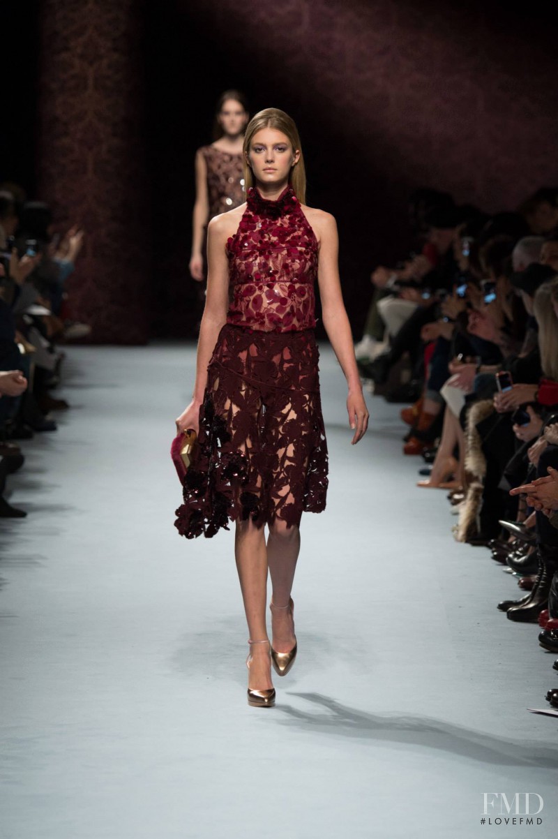 Sigrid Agren featured in  the Nina Ricci fashion show for Autumn/Winter 2014