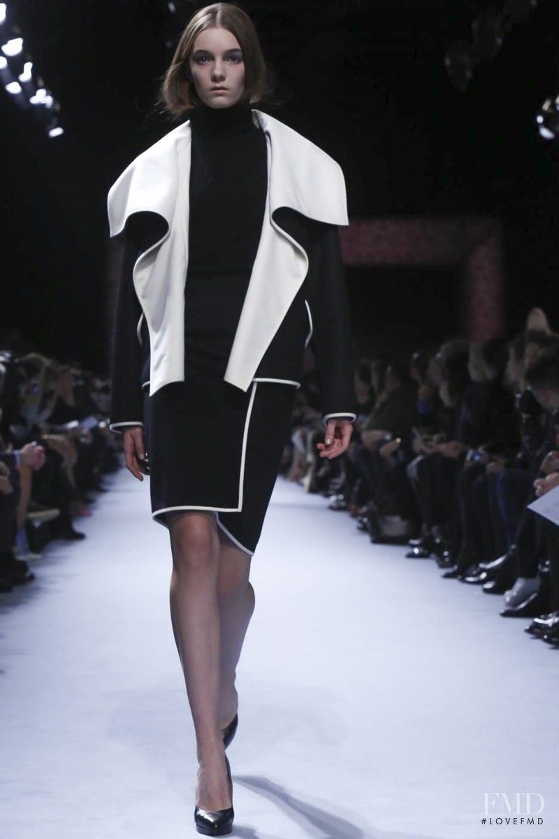 Irina Liss featured in  the Nina Ricci fashion show for Autumn/Winter 2014