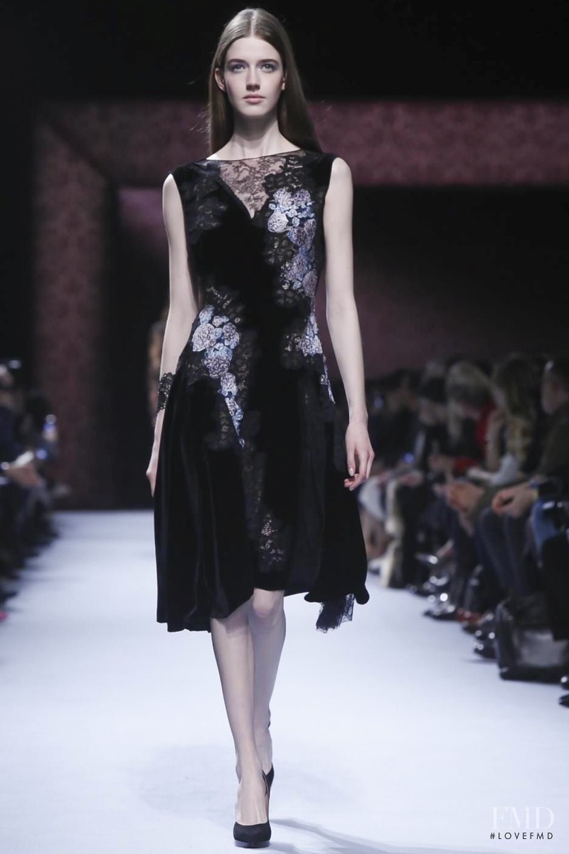 Josephine van Delden featured in  the Nina Ricci fashion show for Autumn/Winter 2014