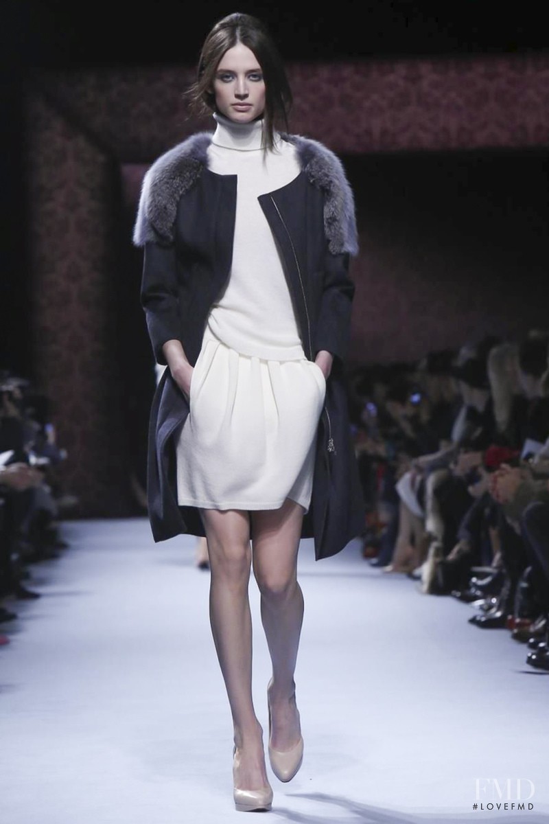 Kate Goodling featured in  the Nina Ricci fashion show for Autumn/Winter 2014