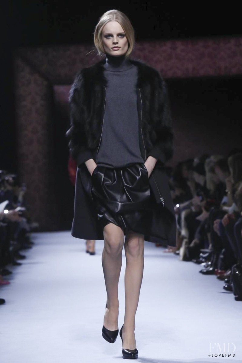 Hanne Gaby Odiele featured in  the Nina Ricci fashion show for Autumn/Winter 2014
