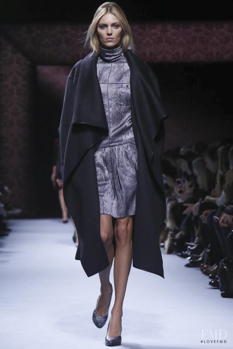 Anja Rubik featured in  the Nina Ricci fashion show for Autumn/Winter 2014