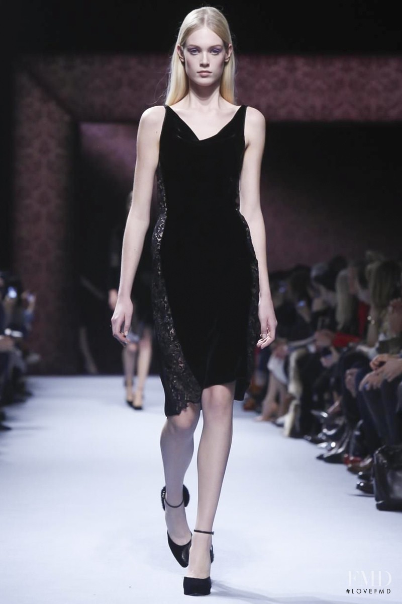 Charlene Hoegger featured in  the Nina Ricci fashion show for Autumn/Winter 2014
