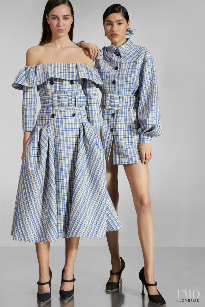 Emm Arruda featured in  the Carolina Herrera lookbook for Pre-Fall 2020