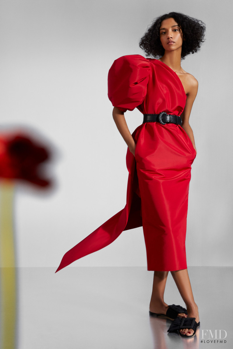 Aiden Curtiss featured in  the Carolina Herrera lookbook for Pre-Fall 2020