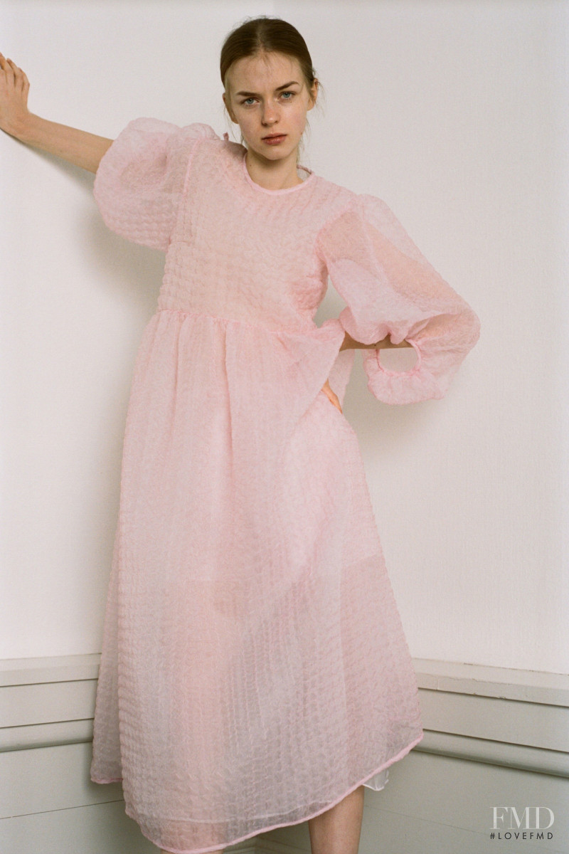 Tilda Jonsson featured in  the Cecilie Bahnsen lookbook for Pre-Fall 2020