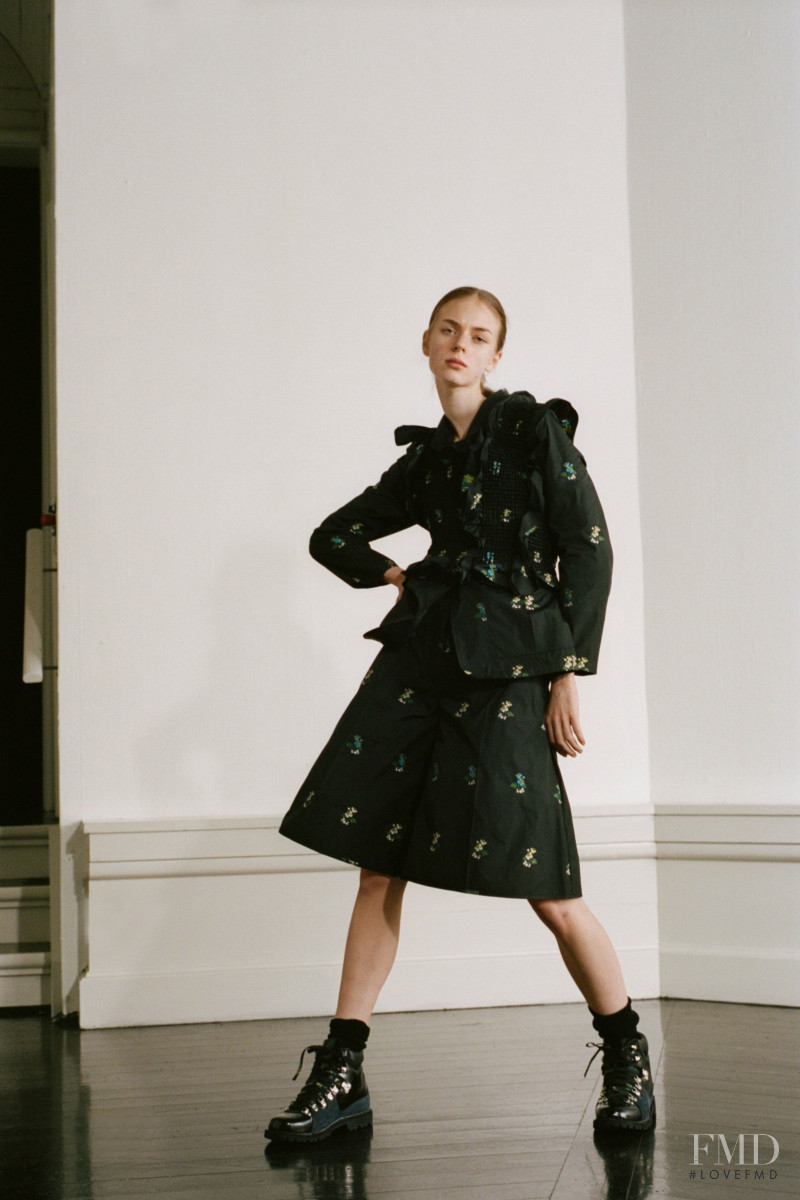 Tilda Jonsson featured in  the Cecilie Bahnsen lookbook for Pre-Fall 2020