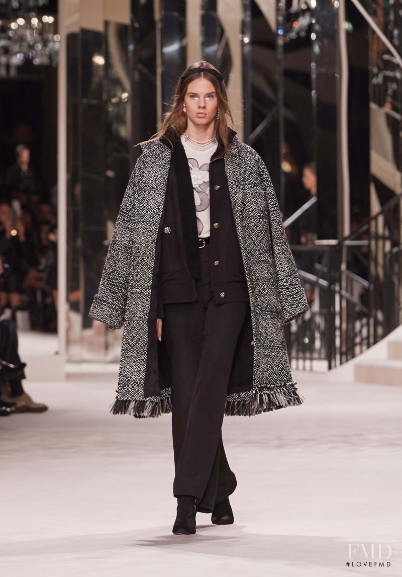 Julia Merkelbach featured in  the Chanel fashion show for Pre-Fall 2020