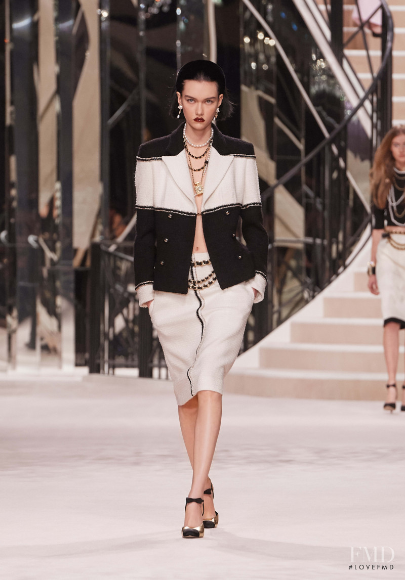 Sofia Steinberg featured in  the Chanel fashion show for Pre-Fall 2020