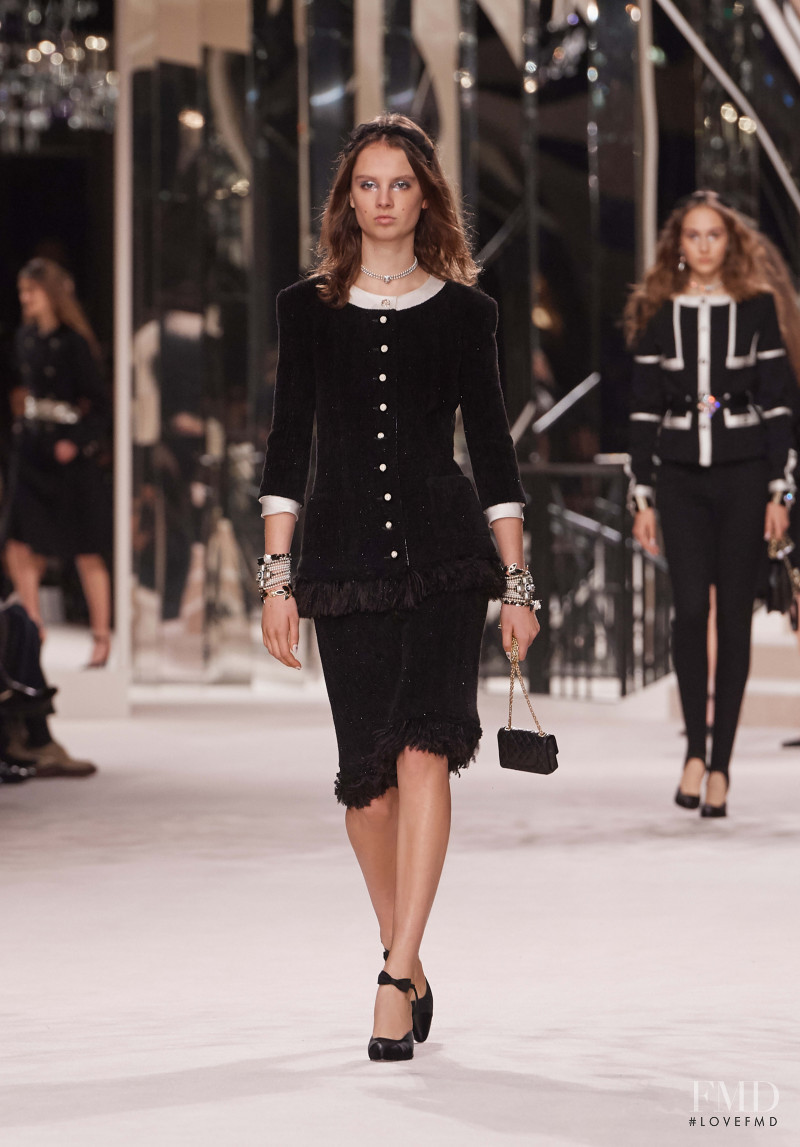 Giselle Norman featured in  the Chanel fashion show for Pre-Fall 2020