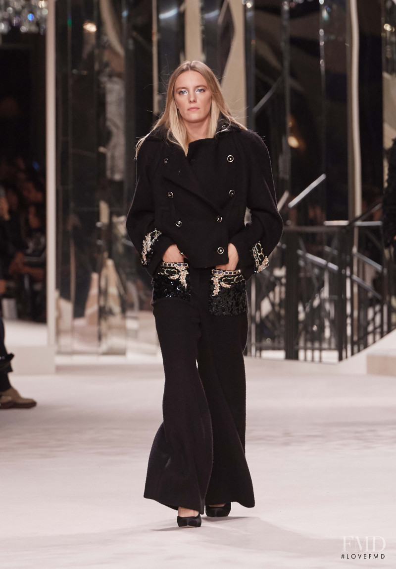 Erika Linder featured in  the Chanel fashion show for Pre-Fall 2020