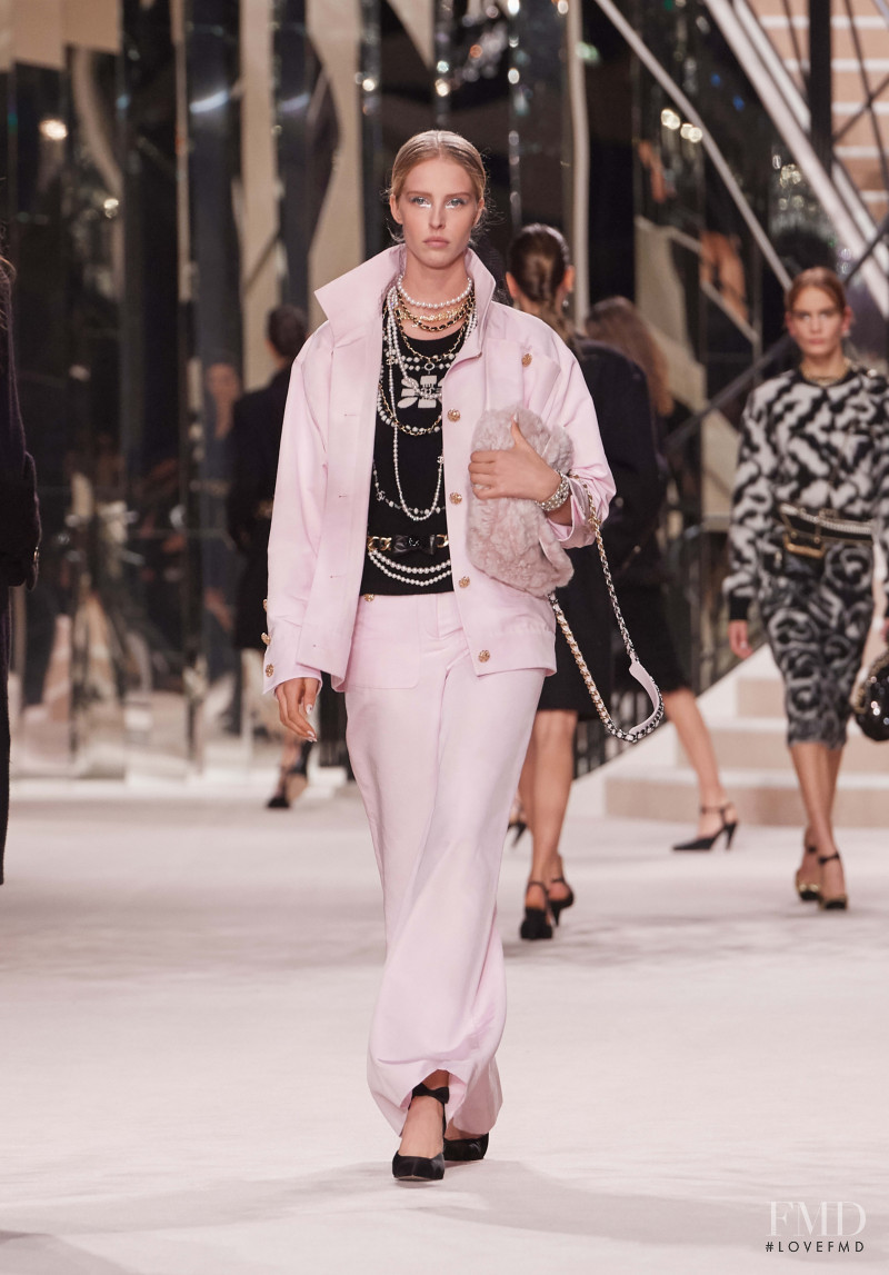 Abby Champion featured in  the Chanel fashion show for Pre-Fall 2020