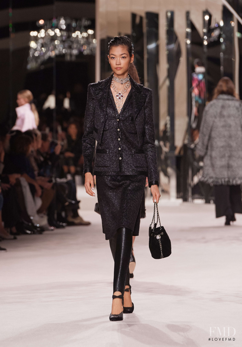 Mika Schneider featured in  the Chanel fashion show for Pre-Fall 2020