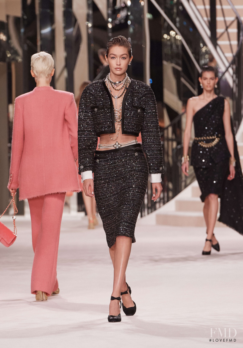 Gigi Hadid featured in  the Chanel fashion show for Pre-Fall 2020
