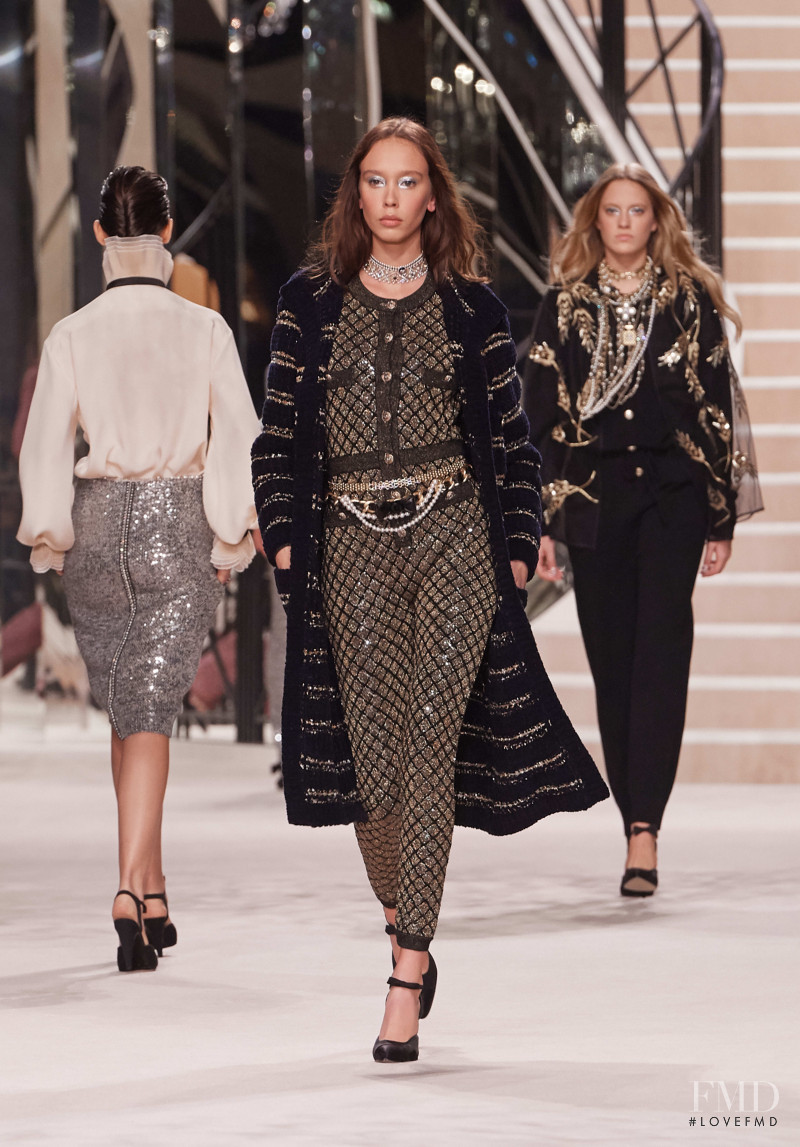 Moira Berntz featured in  the Chanel fashion show for Pre-Fall 2020