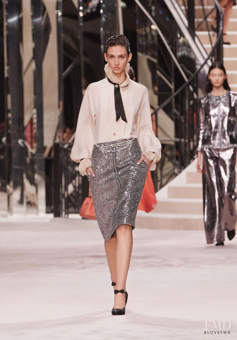 Krini Hernandez featured in  the Chanel fashion show for Pre-Fall 2020