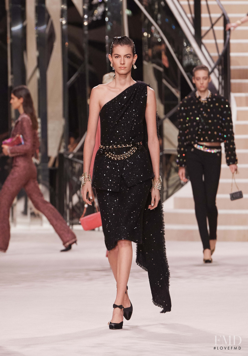Alberte Mortensen featured in  the Chanel fashion show for Pre-Fall 2020