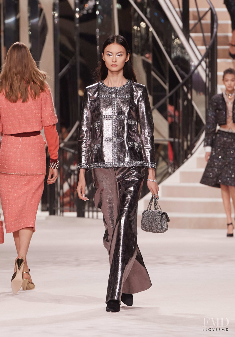Cong He featured in  the Chanel fashion show for Pre-Fall 2020
