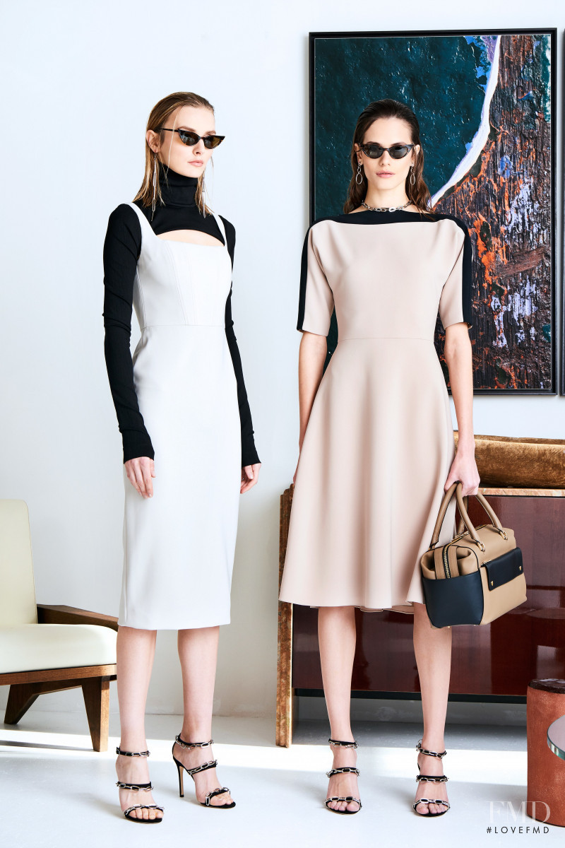 Darya Kostenich featured in  the Christian Siriano lookbook for Pre-Fall 2020