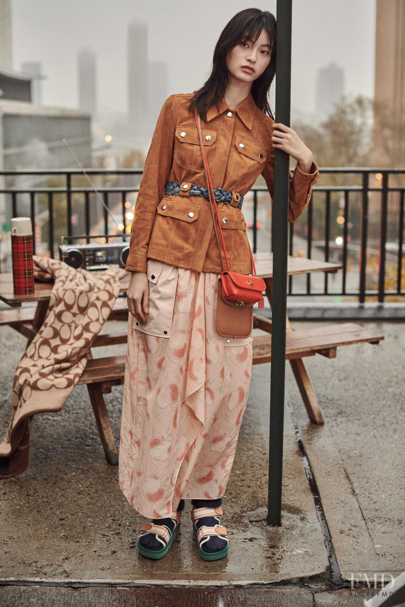 Leah Bing Bin Chen featured in  the Coach 1941 lookbook for Pre-Fall 2020